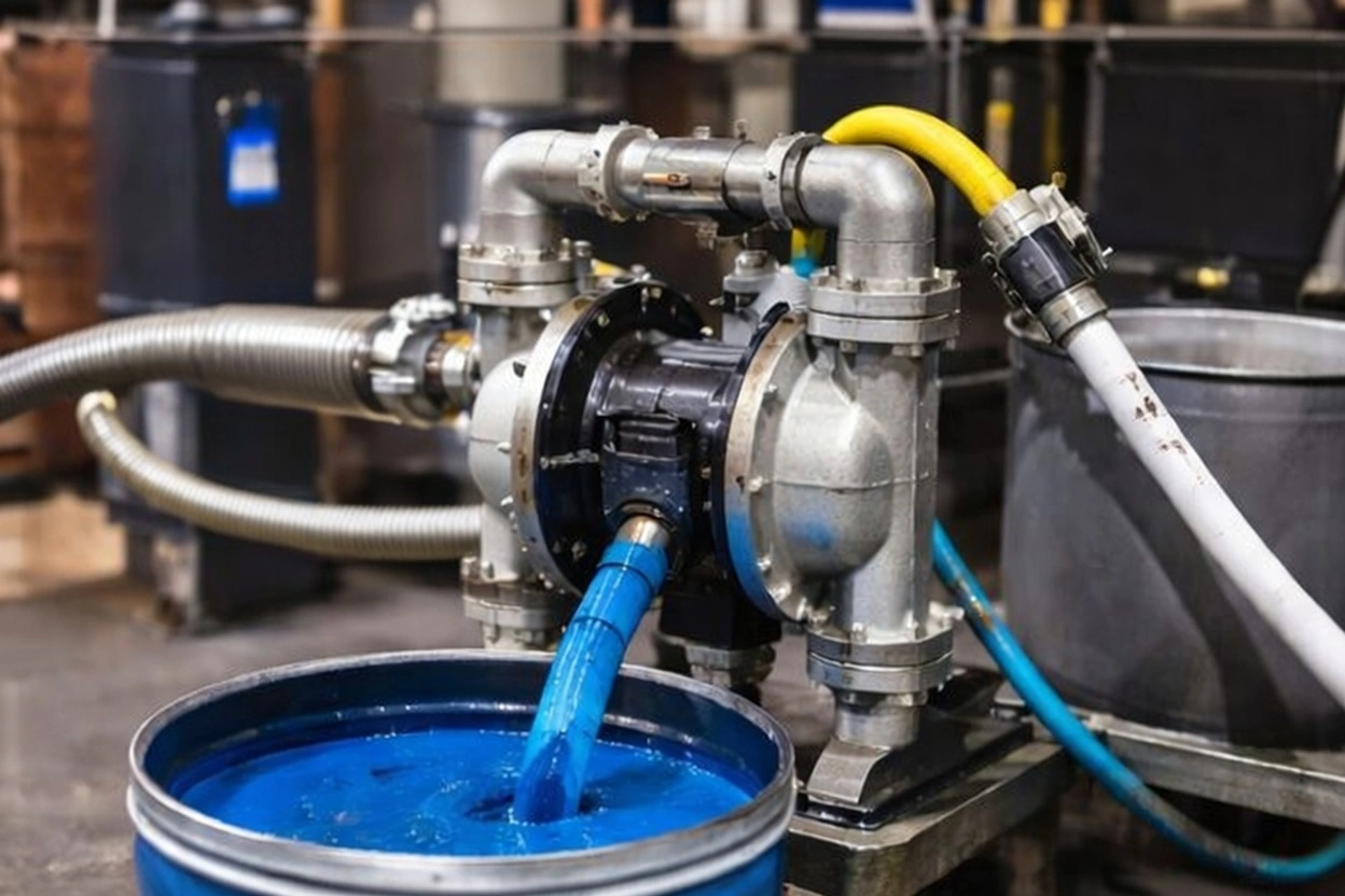 Why a 1″ AODD Pump Failed in a Paint Transfer Line